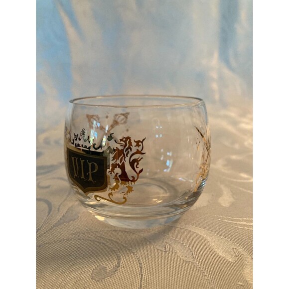 Vintage 60s Sherry Glasses 1960s Gold Black Mid Century Retro Mod Mad Men Bar - Picture 4 of 5